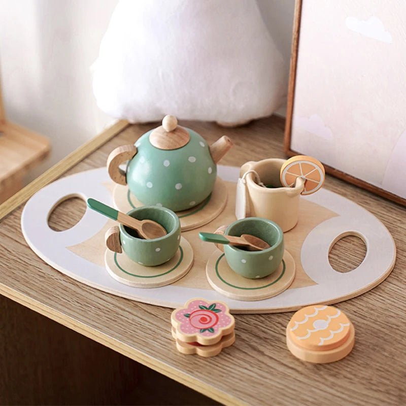 Montessori Wooden Afternoon Tea Set - OctoCare