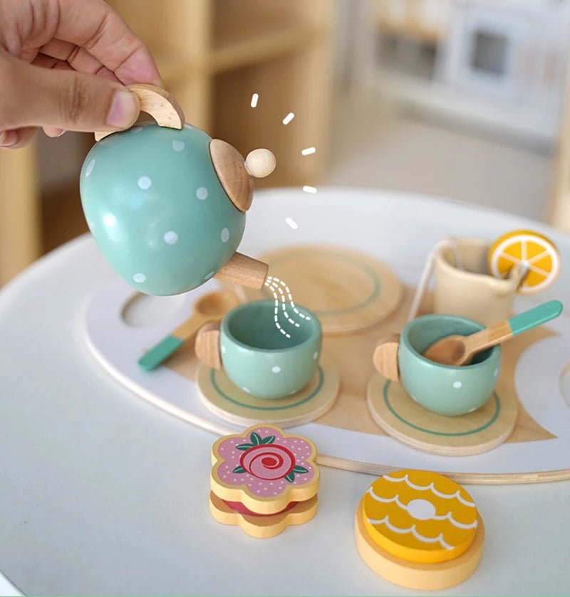 Montessori Wooden Afternoon Tea Set - OctoCare