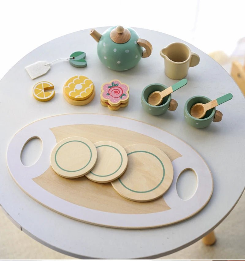 Montessori Wooden Afternoon Tea Set - OctoCare