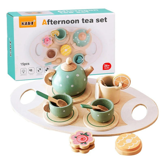 Montessori Wooden Afternoon Tea Set - OctoCare