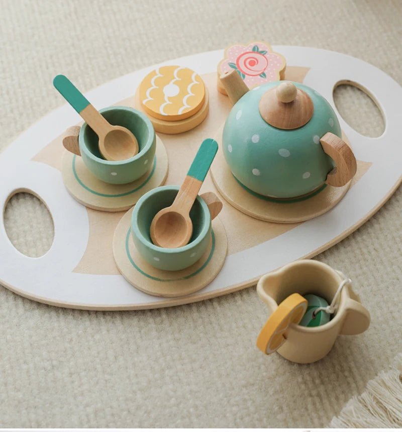 Montessori Wooden Afternoon Tea Set - OctoCare