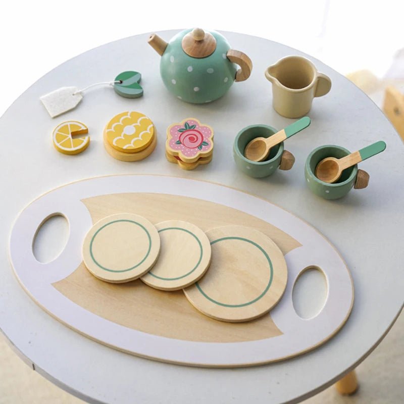 Montessori Wooden Afternoon Tea Set - OctoCare