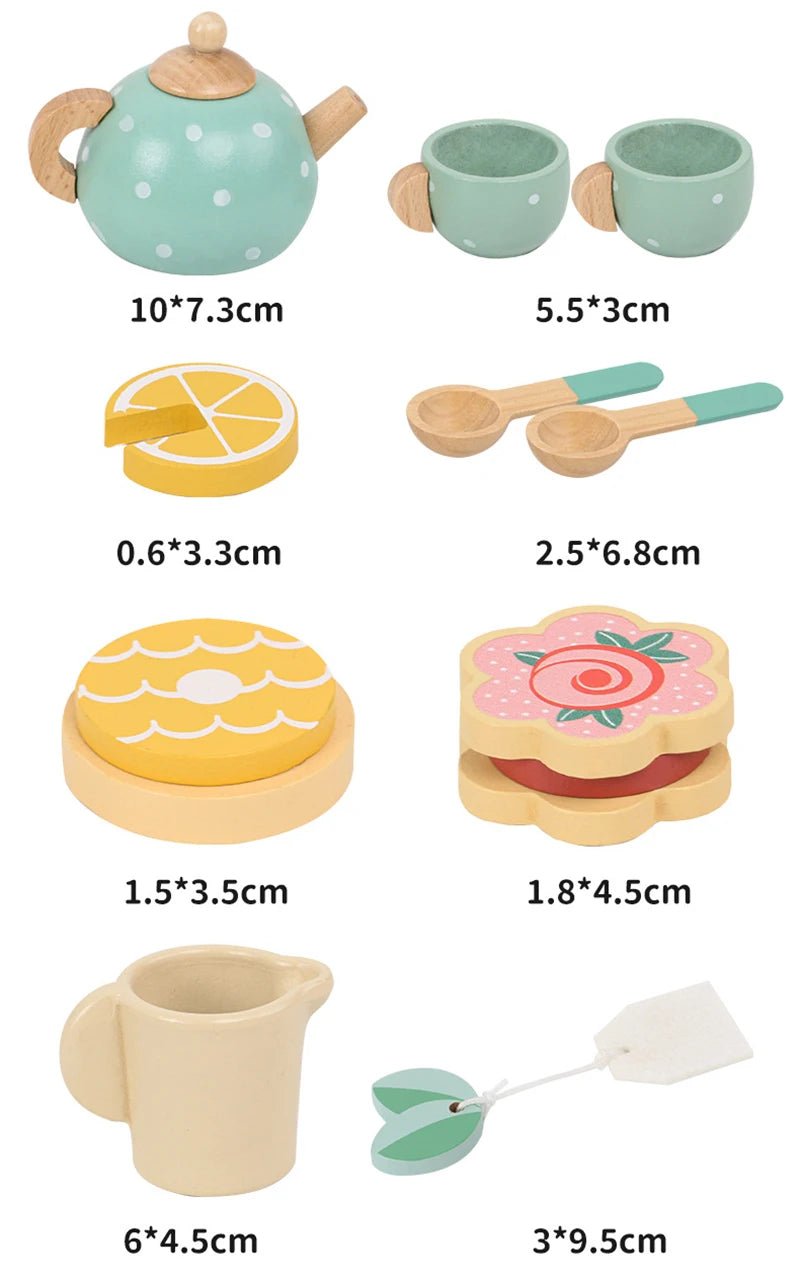 Montessori Wooden Afternoon Tea Set - OctoCare