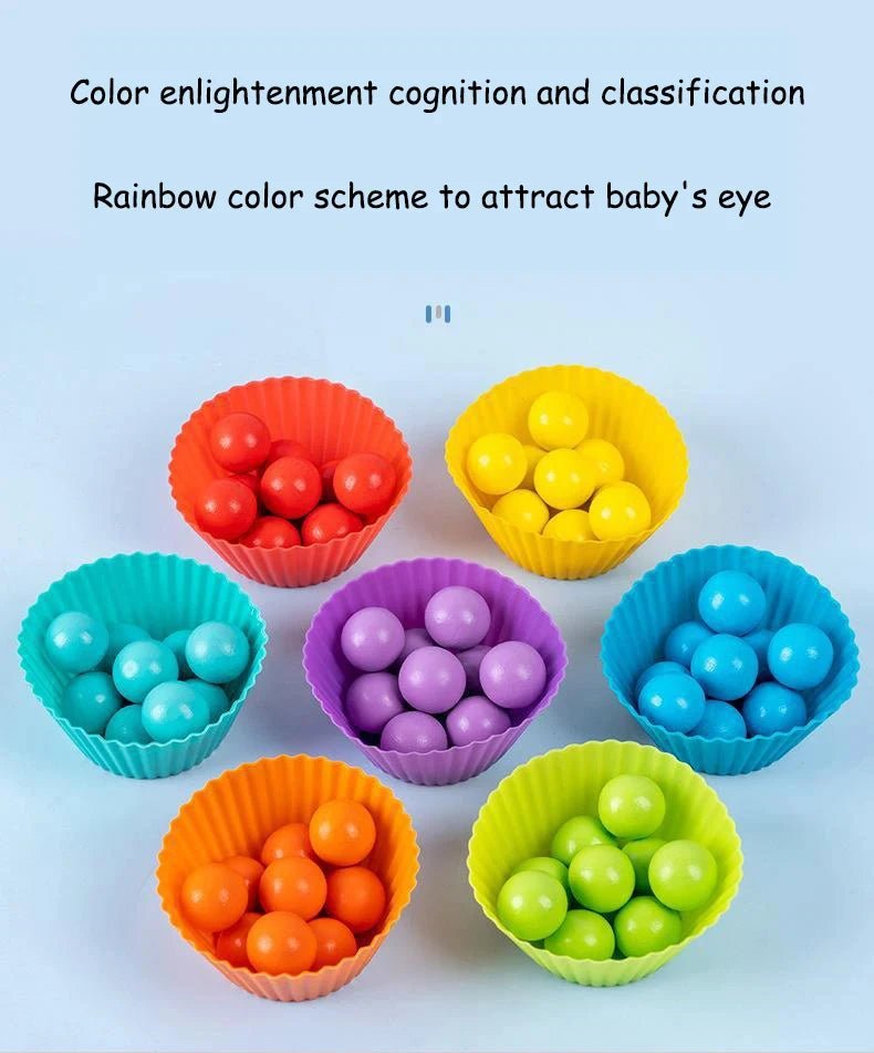 Montessori Wooden Clip Beads Toy - OctoCare