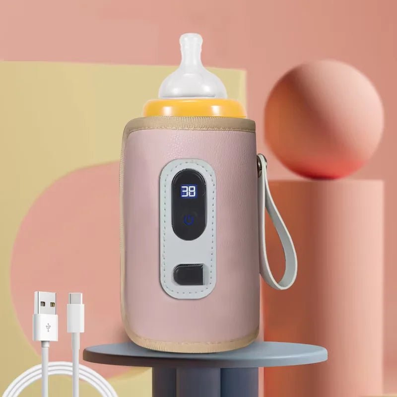 Portable Baby Bottle Warmer (USB, LCD) - OctoCare