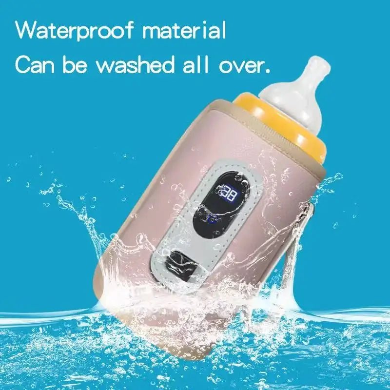 Portable Baby Bottle Warmer (USB, LCD) - OctoCare