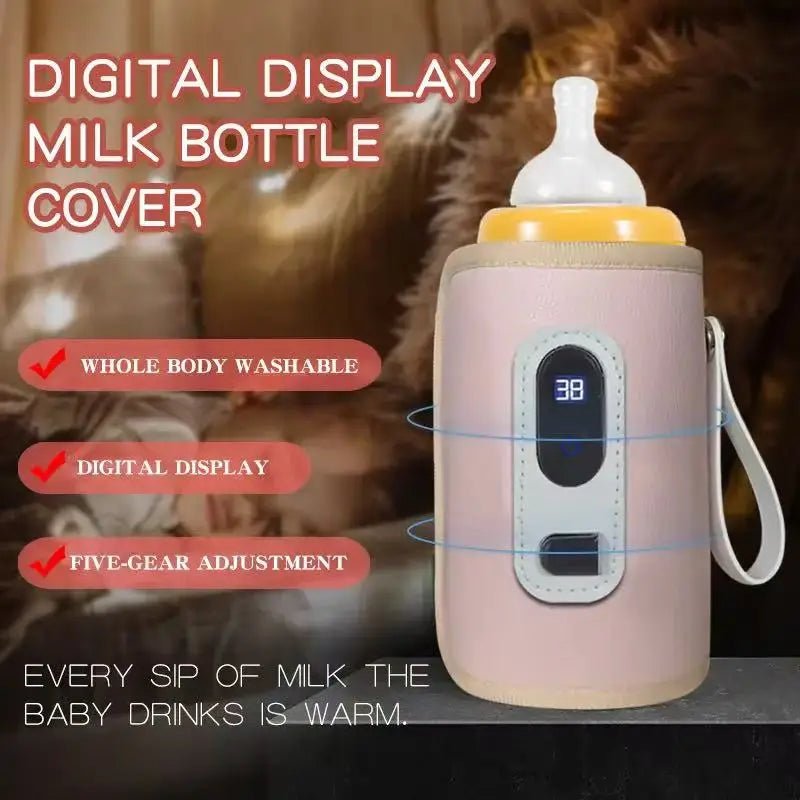 Portable Baby Bottle Warmer (USB, LCD) - OctoCare