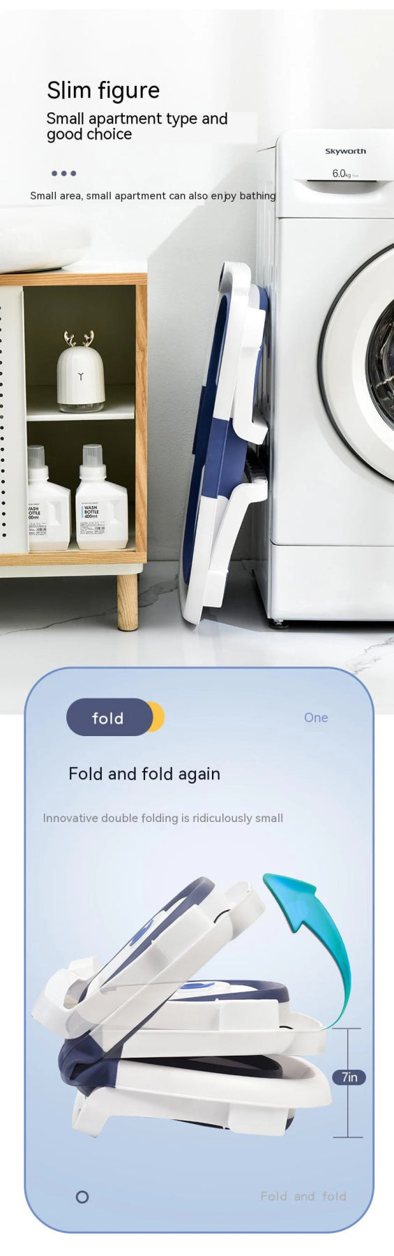 Temperature - Sensing Baby Bathtub - OctoCare