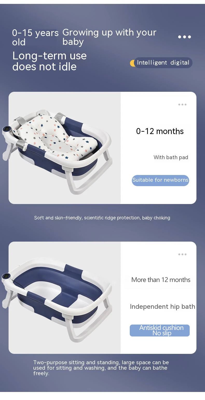 Temperature - Sensing Baby Bathtub - OctoCare
