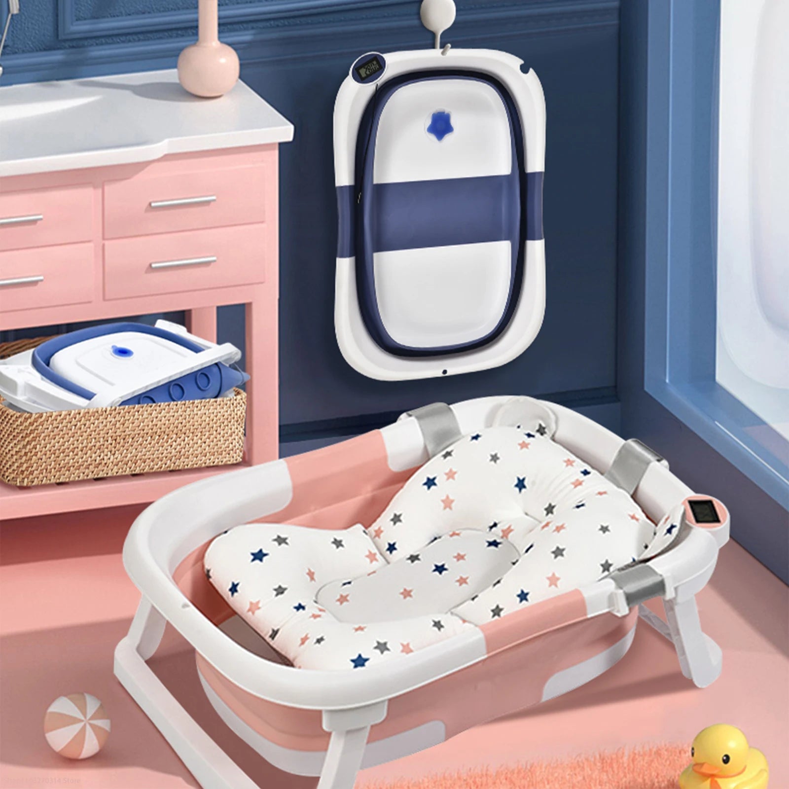 Temperature - Sensing Baby Bathtub - OctoCare