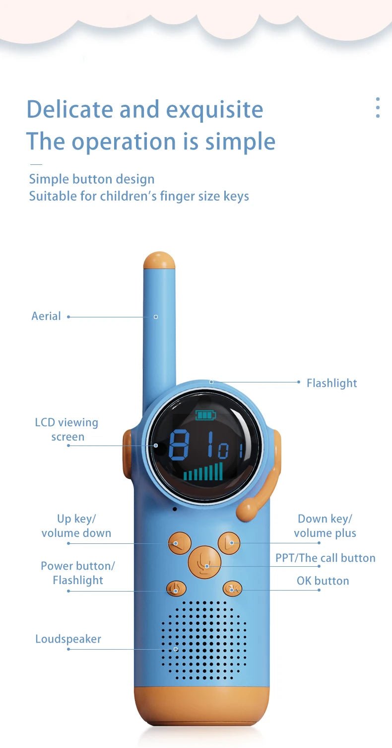 Walkie Talkies for Kids - OctoCare