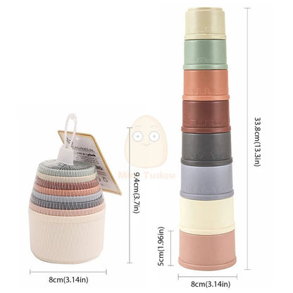 Montessori Baby Stacking Cups - OctoCare