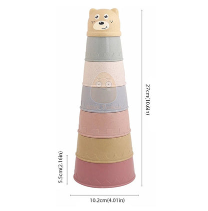 Montessori Baby Stacking Cups - OctoCare