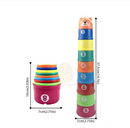 Montessori Baby Stacking Cups - OctoCare