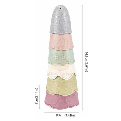 Montessori Baby Stacking Cups - OctoCare