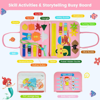 Montessori Busy Board - OctoCare