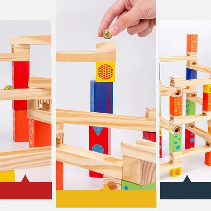 Montessori Marble Run Track - OctoCare