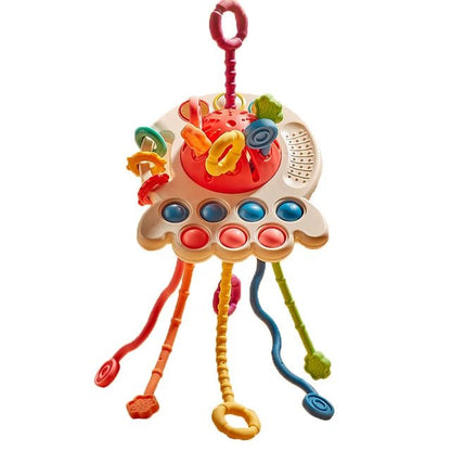 Montessori Silicone Pulling Toy - OctoCare