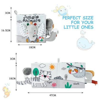 Montessori Soft Sensory Baby Book - OctoCare